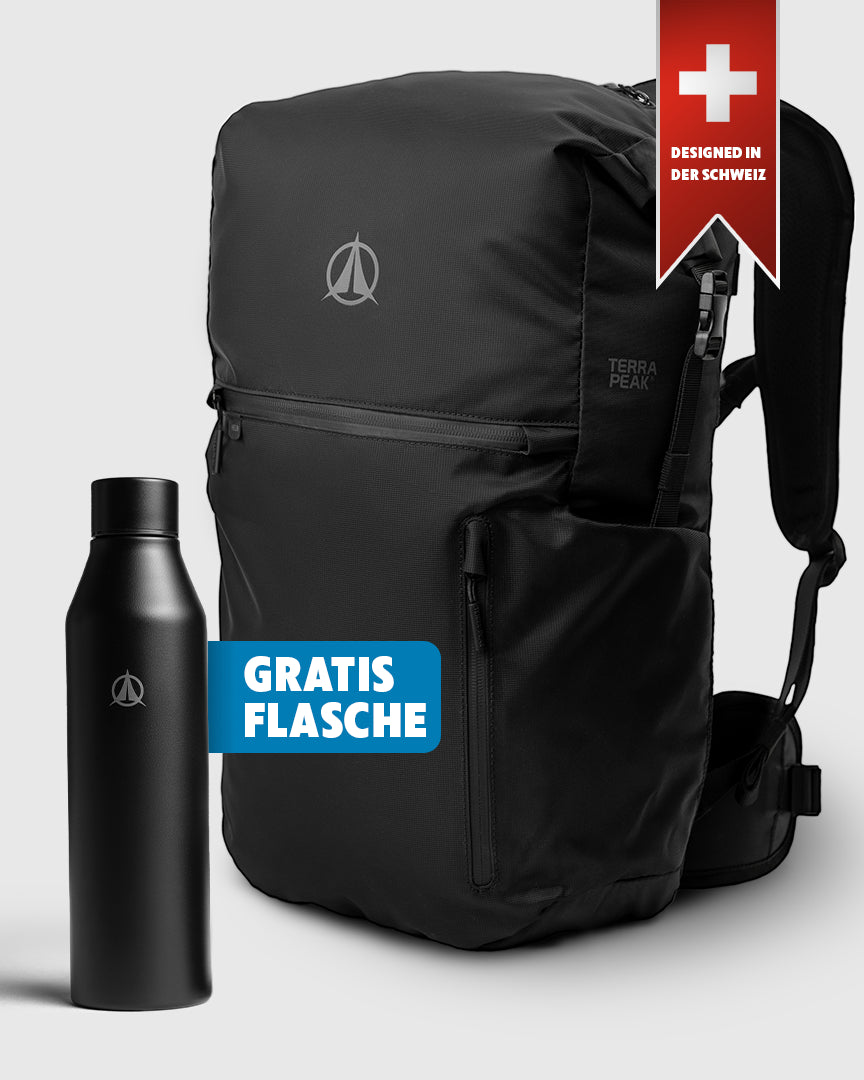 HELIN Rolltop Rucksack 25l Volumen