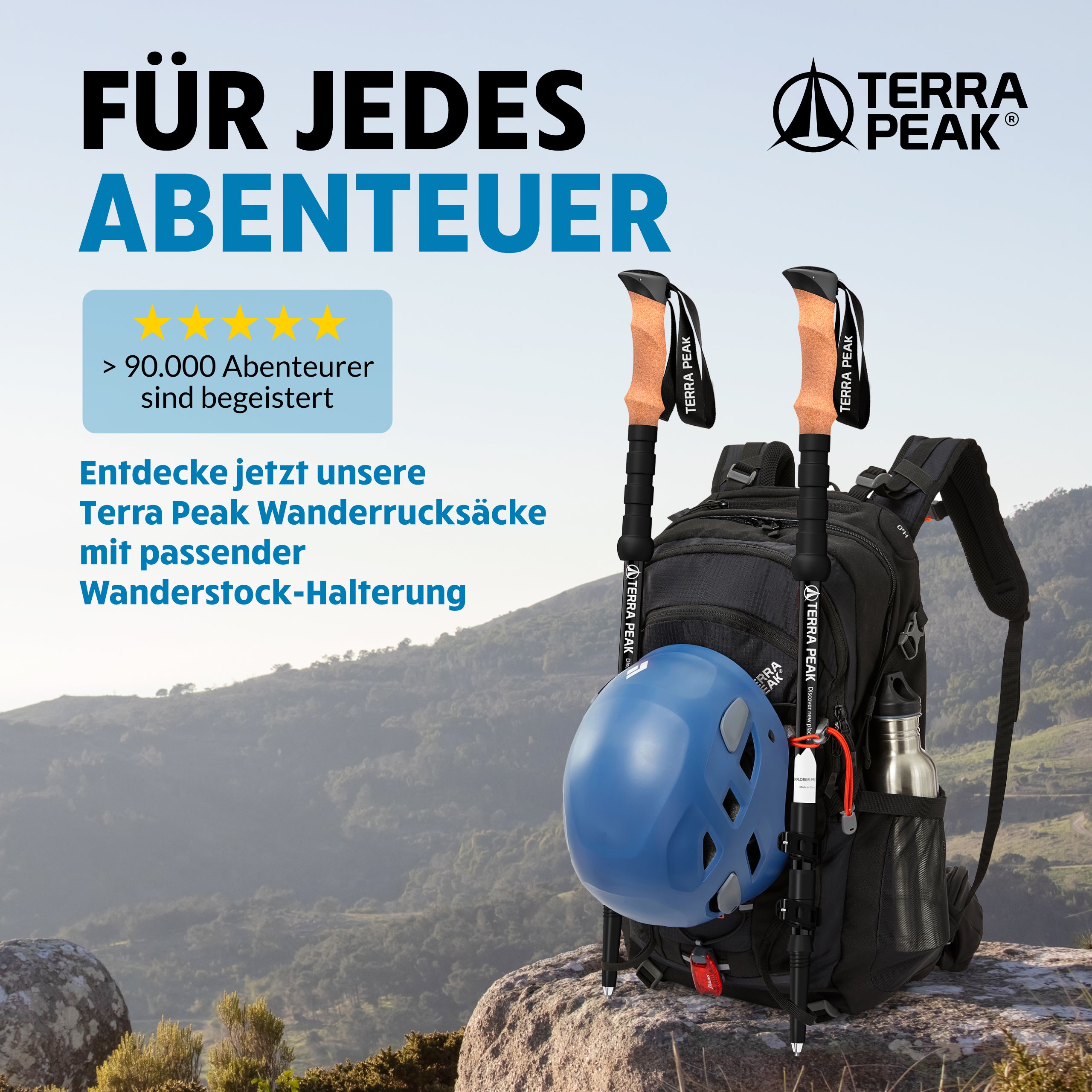 Wanderstöcke Teleskop