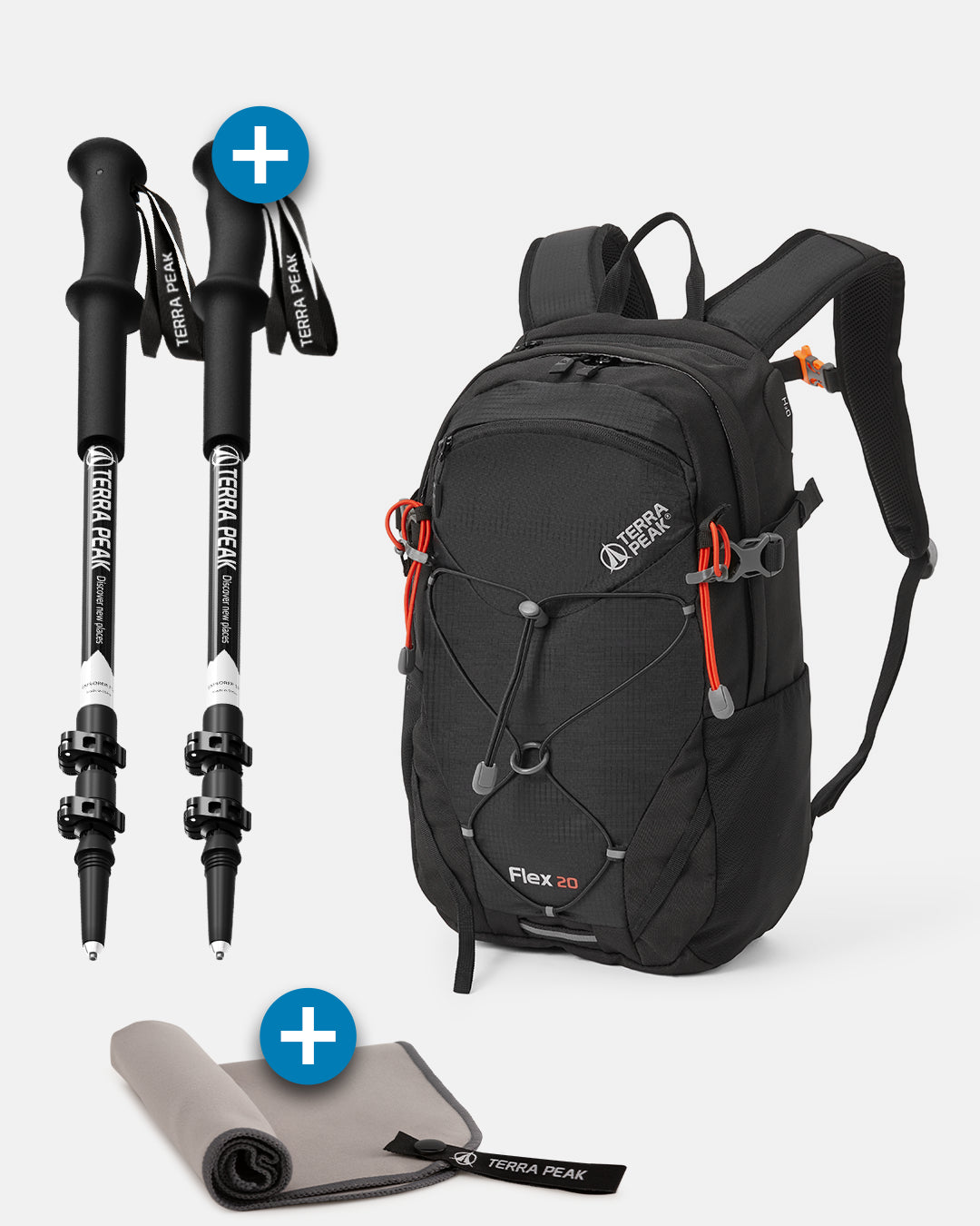 Flex 20 + Teleskop Wanderstöcke