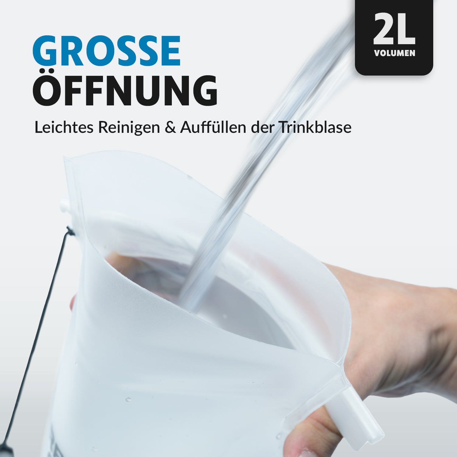 Trinkblase 2l oder 3l - Hydrastream PRO