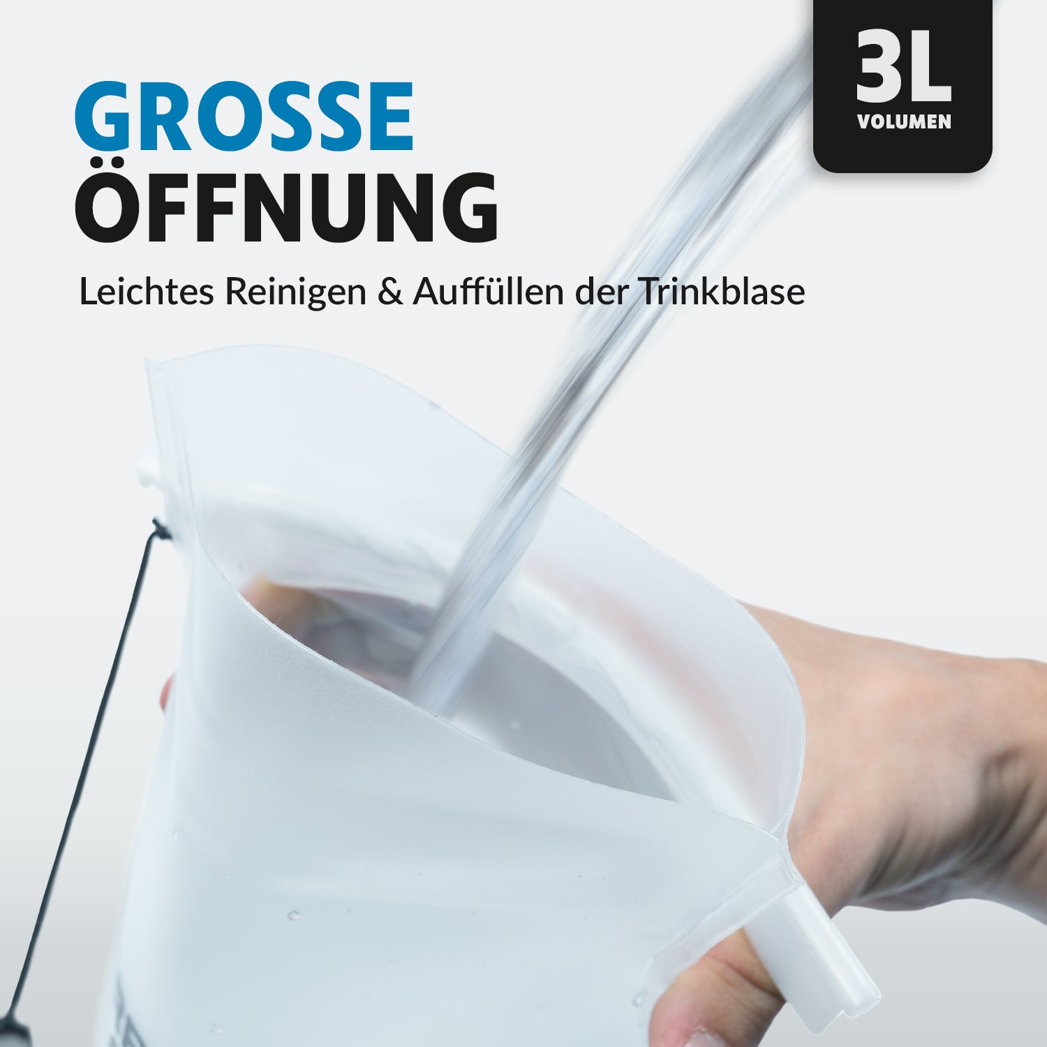 Trinkblase 2l oder 3l - Hydrastream PRO