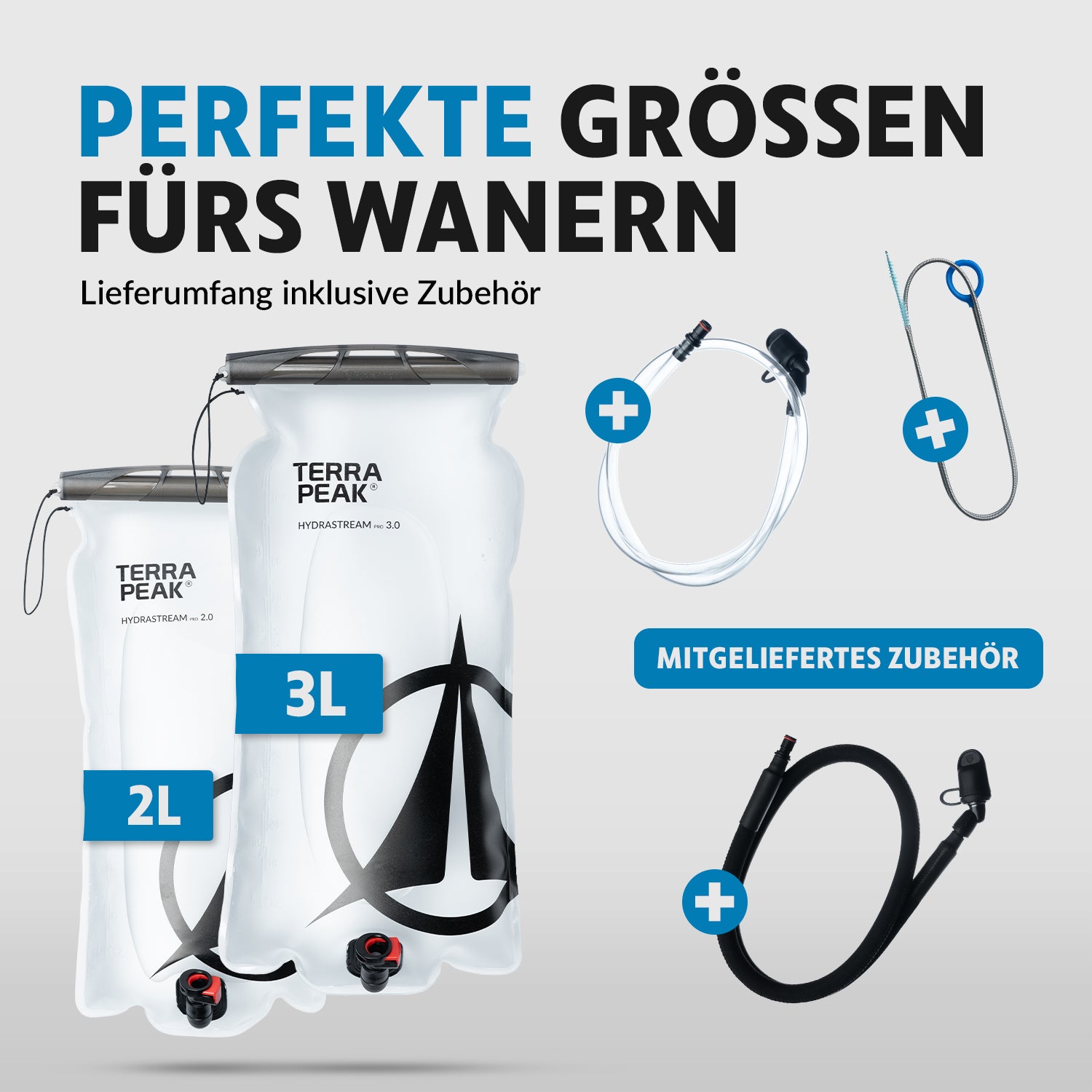 Trinkblase 2l oder 3l - Hydrastream PRO