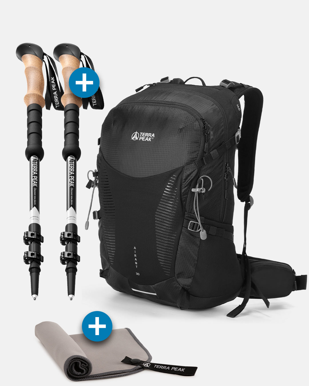 Airant 30 + Teleskop Wanderstöcke