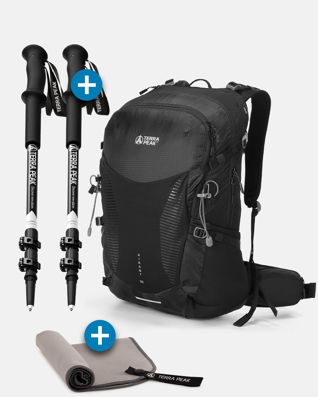 Airant 30 + Teleskop Wanderstöcke