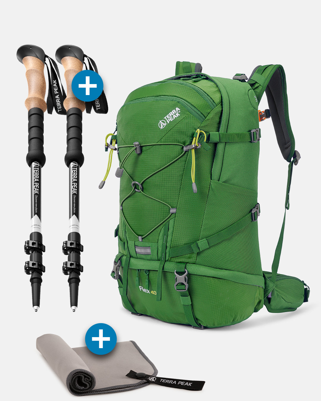 Flex 40 + Teleskop Wanderstöcke