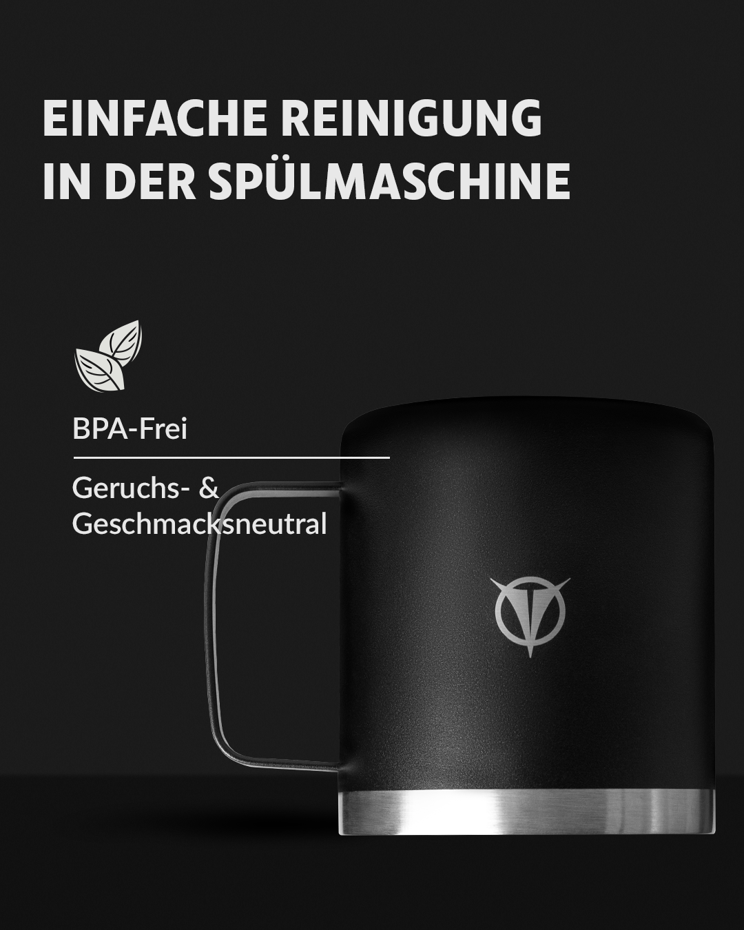 Edelstahl Tasse 350ml