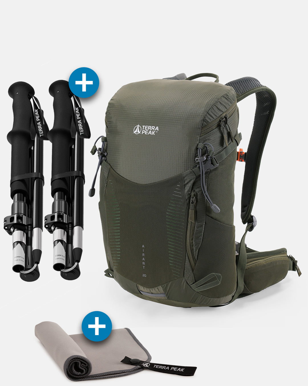 Airant 20 + Faltbare Wanderstöcke