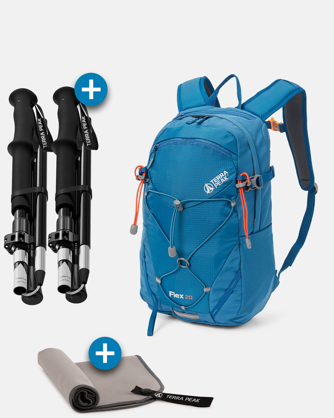 Flex 20 + Faltbare Wanderstöcke