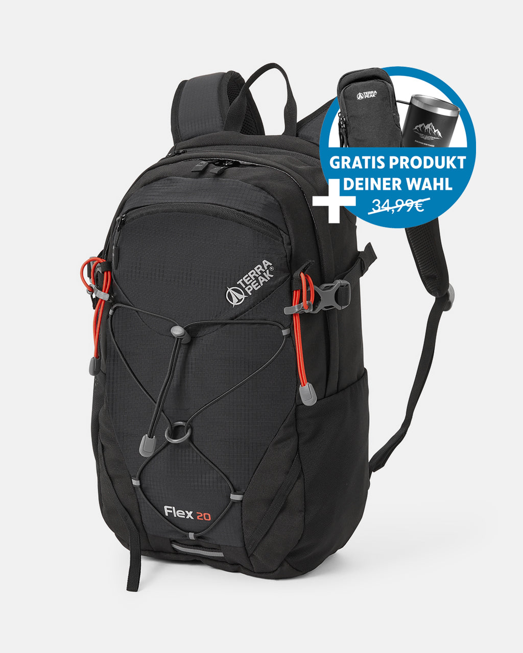 Wanderrucksack mit 20 Liter Volumen Flex 20