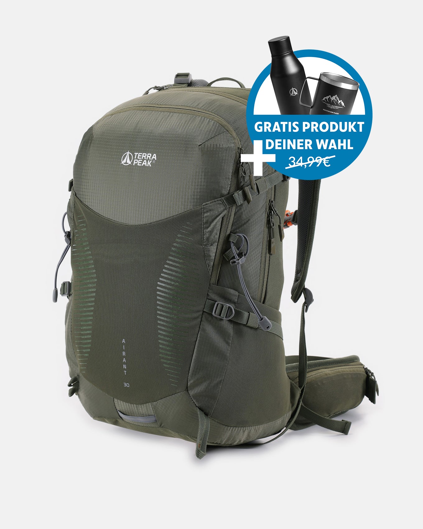 Wanderrucksack mit Netzr cken 30 Liter Airant 30 TERRAPEAK.DE