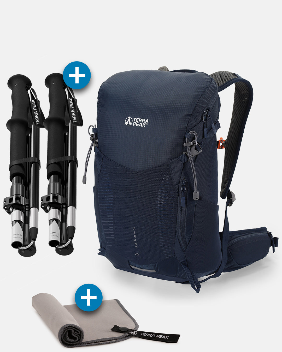 Airant 20 + Faltbare Wanderstöcke