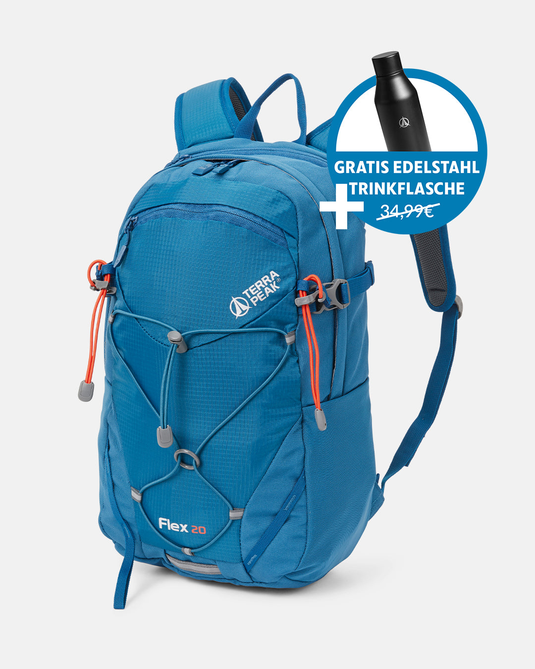 terra peak wurfzelt Zaino da trekking con volume di 20 litri | Flex20