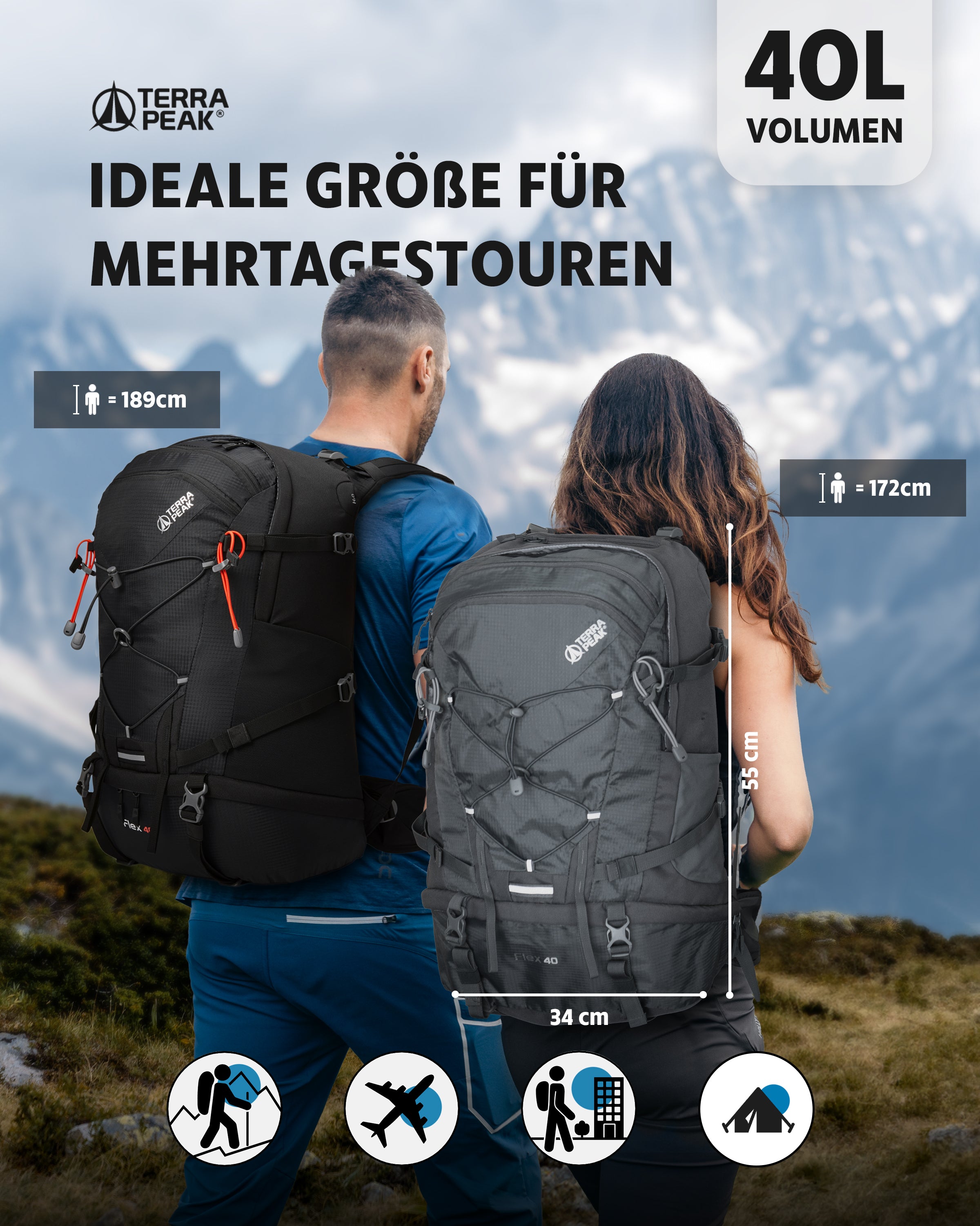 Flex 40 - Wanderrucksack
