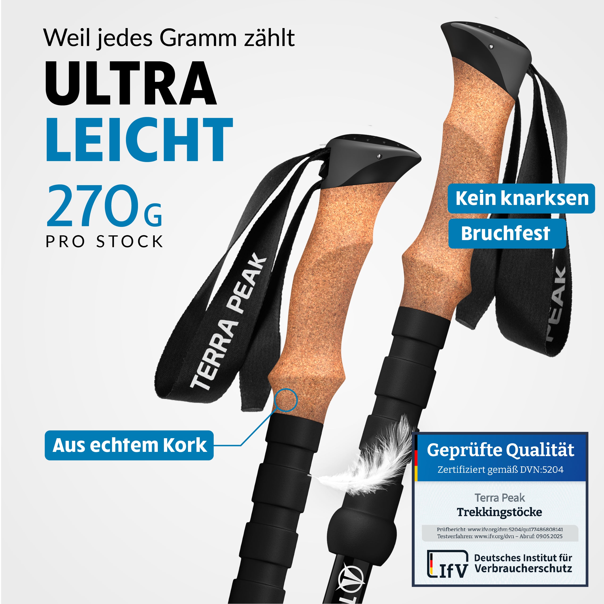 Wanderstöcke Teleskop