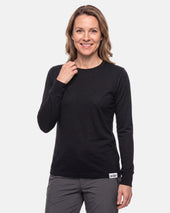 Merino Langarmshirt Damen